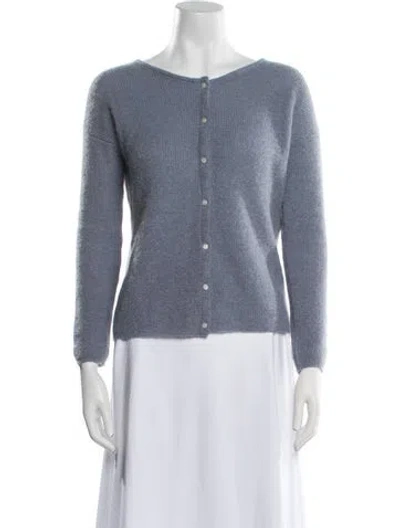 Pre-owned La Maille Sezane Scoop Neck Sweater In Blue