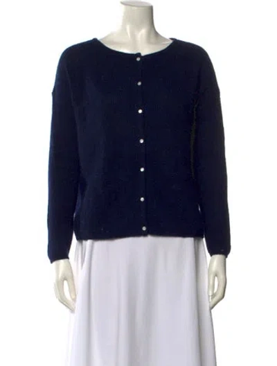 Pre-owned La Maille Sezane Scoop Neck Sweater In Blue