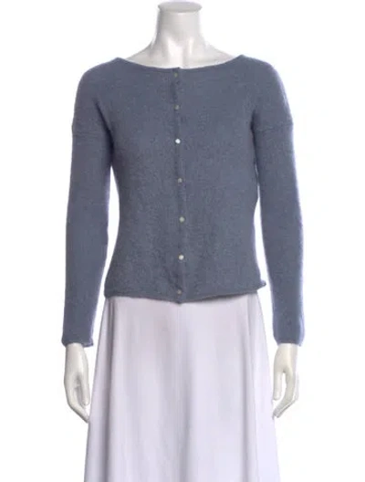 Pre-owned La Maille Sezane Scoop Neck Sweater In Blue