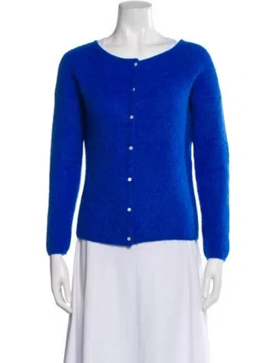 Pre-owned La Maille Sezane Scoop Neck Sweater In Blue