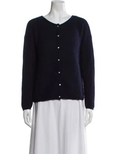 Pre-owned La Maille Sezane Scoop Neck Sweater In Blue