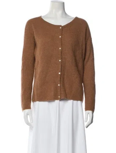 Pre-owned La Maille Sezane Scoop Neck Sweater In Brown