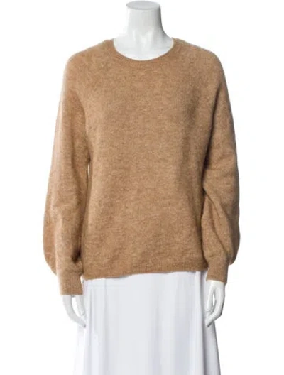 Pre-owned La Maille Sezane Scoop Neck Sweater In Brown