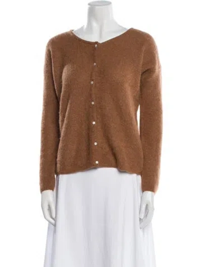 Pre-owned La Maille Sezane Scoop Neck Sweater In Brown