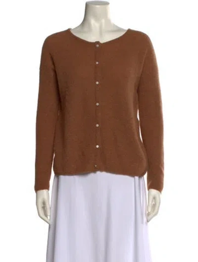 Pre-owned La Maille Sezane Scoop Neck Sweater In Brown