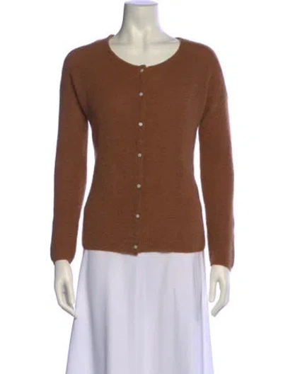 Pre-owned La Maille Sezane Scoop Neck Sweater In Brown