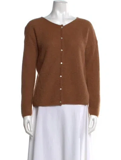 Pre-owned La Maille Sezane Scoop Neck Sweater In Brown