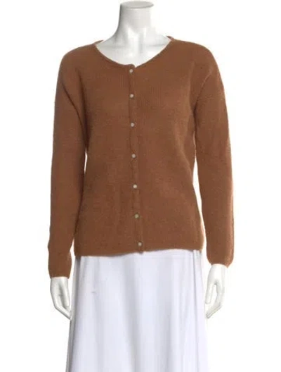 Pre-owned La Maille Sezane Scoop Neck Sweater In Brown