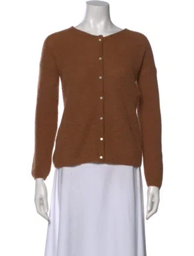 Pre-owned La Maille Sezane Scoop Neck Sweater In Brown