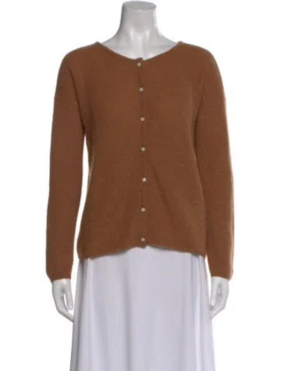 Pre-owned La Maille Sezane Scoop Neck Sweater In Brown