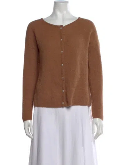 Pre-owned La Maille Sezane Scoop Neck Sweater In Brown