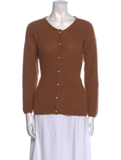 Pre-owned La Maille Sezane Scoop Neck Sweater In Brown