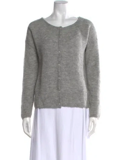 Pre-owned La Maille Sezane Scoop Neck Sweater In Gray
