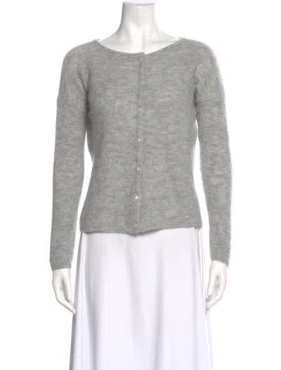 Pre-owned La Maille Sezane Scoop Neck Sweater In Gray