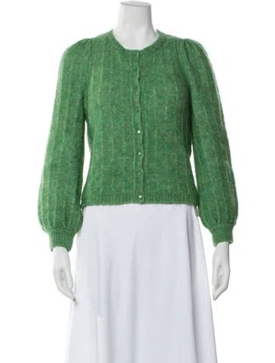 Pre-owned La Maille Sezane Scoop Neck Sweater In Green