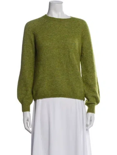 Pre-owned La Maille Sezane Scoop Neck Sweater In Green