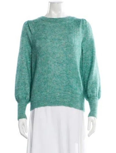 Pre-owned La Maille Sezane Scoop Neck Sweater In Green