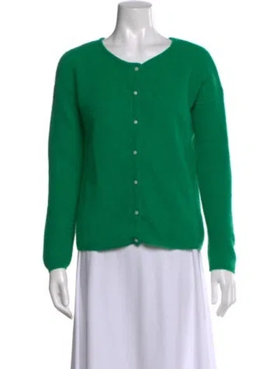 Pre-owned La Maille Sezane Scoop Neck Sweater In Green