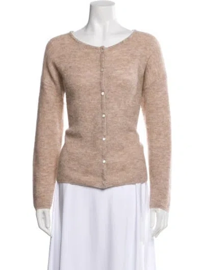 Pre-owned La Maille Sezane Scoop Neck Sweater In Neutral