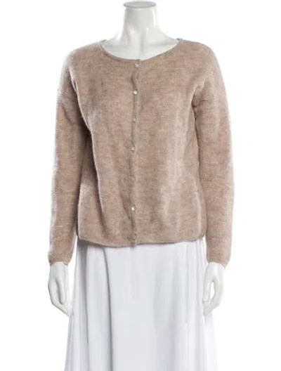 Pre-owned La Maille Sezane Scoop Neck Sweater In Neutral