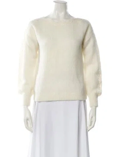 Pre-owned La Maille Sezane Scoop Neck Sweater In Neutral