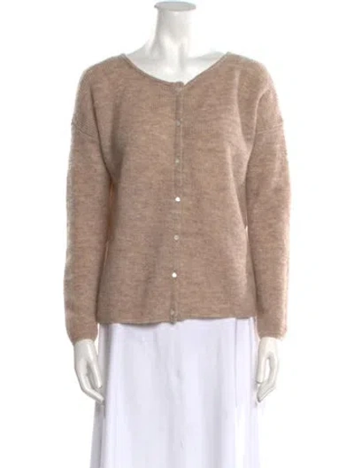 Pre-owned La Maille Sezane Scoop Neck Sweater In Neutral