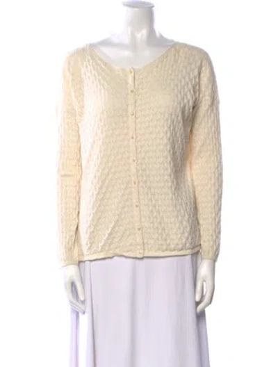 Pre-owned La Maille Sezane Scoop Neck Sweater In Neutral