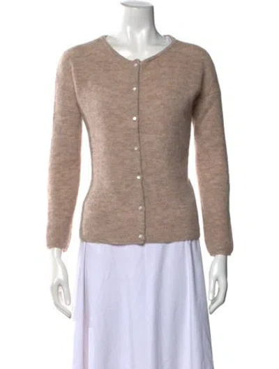 Pre-owned La Maille Sezane Scoop Neck Sweater In Neutral