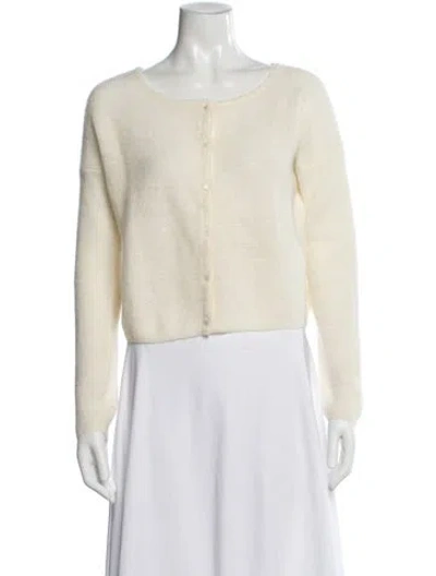 Pre-owned La Maille Sezane Scoop Neck Sweater In Neutral