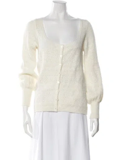 Pre-owned La Maille Sezane Scoop Neck Sweater In Neutral