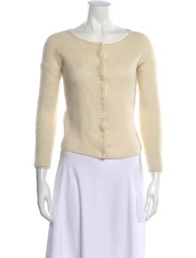 Pre-owned La Maille Sezane Scoop Neck Sweater In Neutral