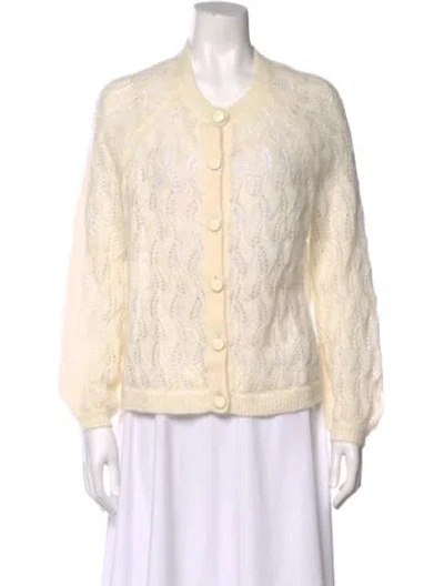 Pre-owned La Maille Sezane Scoop Neck Sweater In Neutral