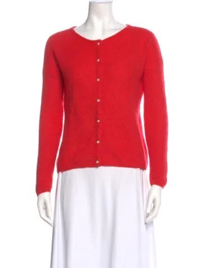 Pre-owned La Maille Sezane Scoop Neck Sweater In Orange