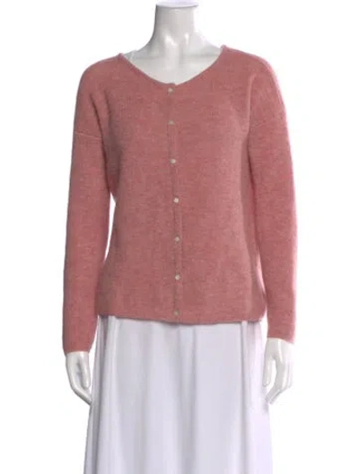 Pre-owned La Maille Sezane Scoop Neck Sweater In Pink