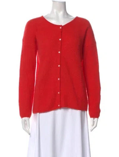 Pre-owned La Maille Sezane Scoop Neck Sweater In Red