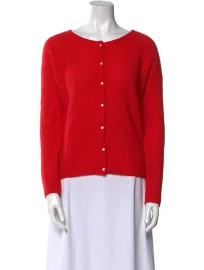 Pre-owned La Maille Sezane Scoop Neck Sweater In Red