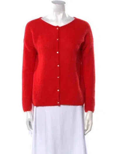 Pre-owned La Maille Sezane Scoop Neck Sweater In Red