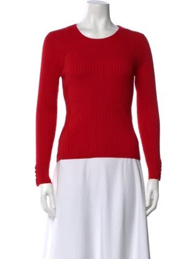 Pre-owned La Maille Sezane Scoop Neck Sweater In Red