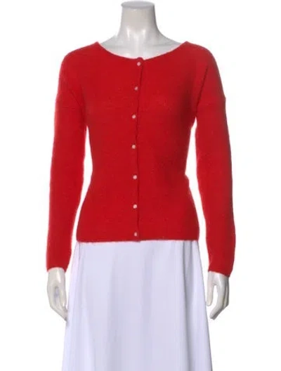 Pre-owned La Maille Sezane Scoop Neck Sweater In Red