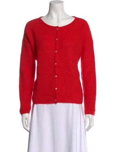 Pre-owned La Maille Sezane Scoop Neck Sweater In Red