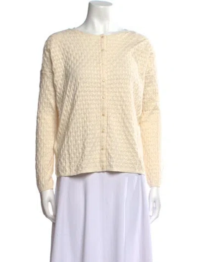 Pre-owned La Maille Sezane Scoop Neck Sweater W/ Tags In Neutral