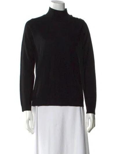 Pre-owned La Maille Sezane Turtleneck Sweater In Black
