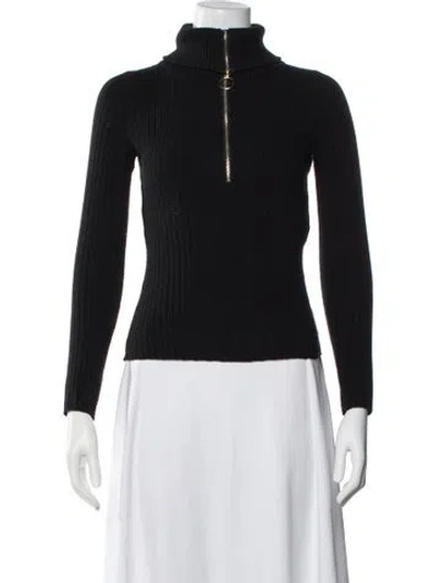 Pre-owned La Maille Sezane Turtleneck Sweater In Blue