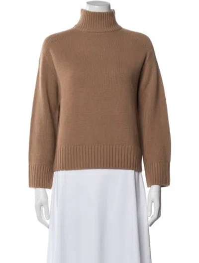 Pre-owned La Maille Sezane Turtleneck Sweater In Brown