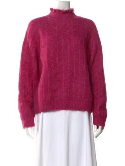 Pre-owned La Maille Sezane Turtleneck Sweater In Pink