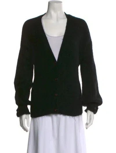 Pre-owned La Maille Sezane V-neck Sweater In Black