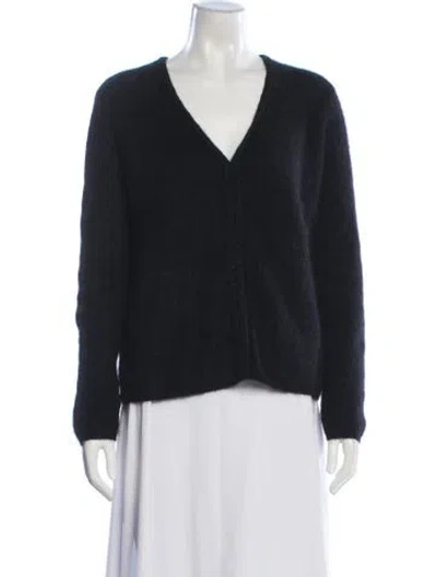 Pre-owned La Maille Sezane V-neck Sweater In Black