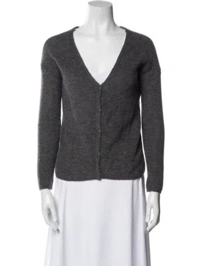 Pre-owned La Maille Sezane V-neck Sweater In Blue