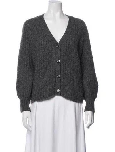 Pre-owned La Maille Sezane V-neck Sweater In Blue