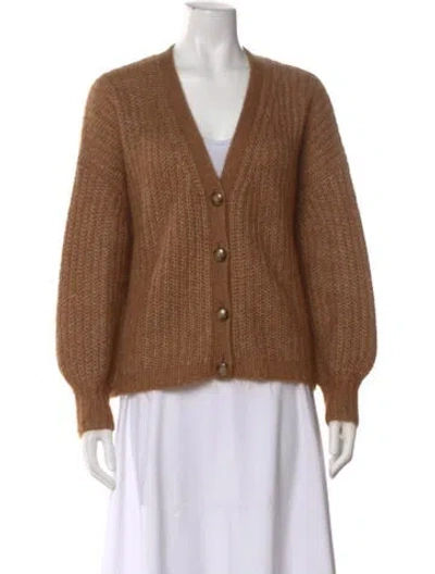 Pre-owned La Maille Sezane V-neck Sweater In Brown